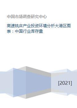 高速铣床产业投资环境分析大港区图表 中国行业库存量